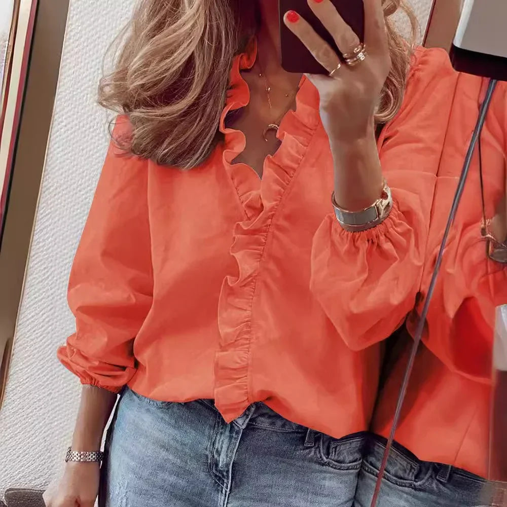 April | Timeless Long Sleeve Shirt for Everyday