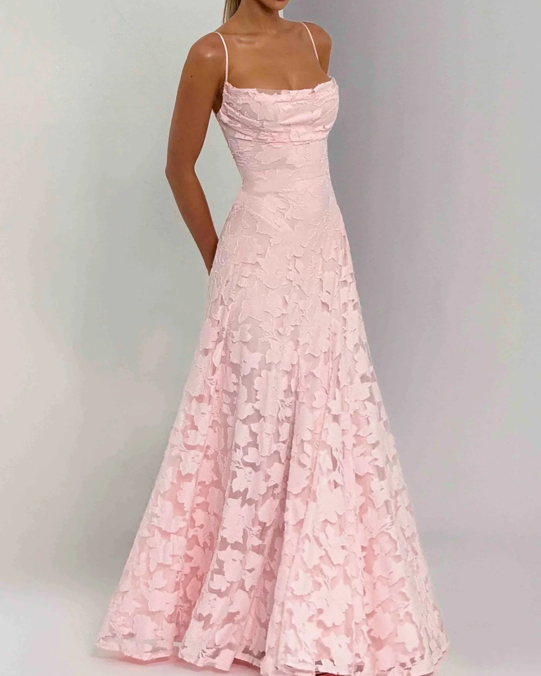 Rosa | Maxi Dress with Lace Detail
