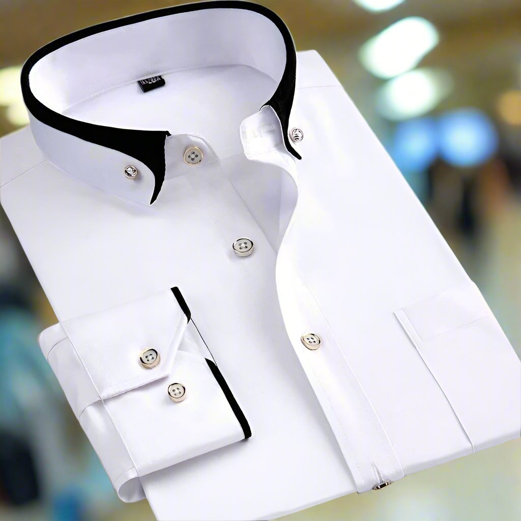 Adalbert | Classic Long Sleeve Cotton Shirt