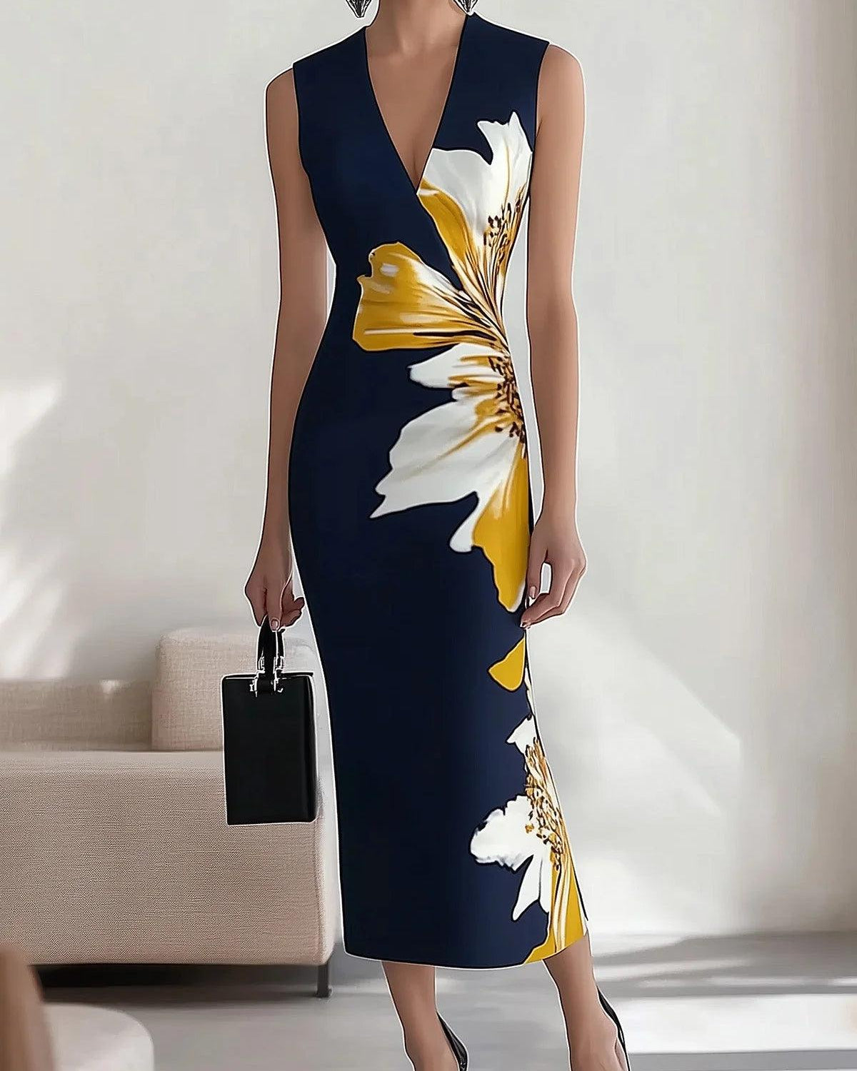 Lily | Glam Elegant Workplace Festival Midi Dress