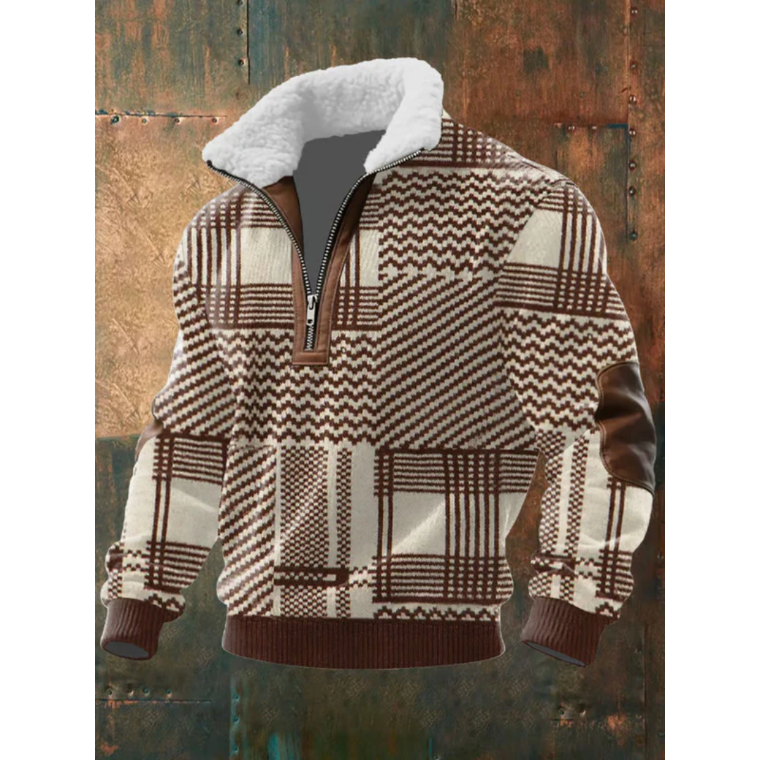 Ettiene | Fleece Golf with Zipper and High Collar