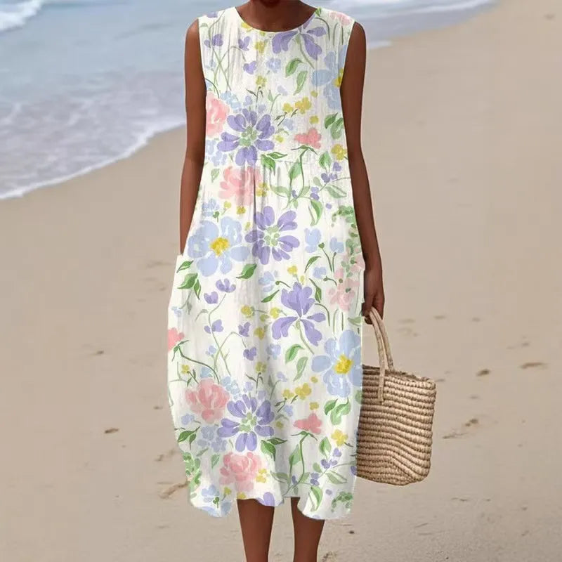 Amalia | Sleeveless Summer Dress for Women