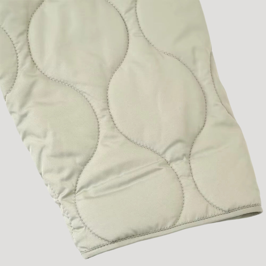 Women's Quilted Jacket | Lightweight Short Jacket with Pockets