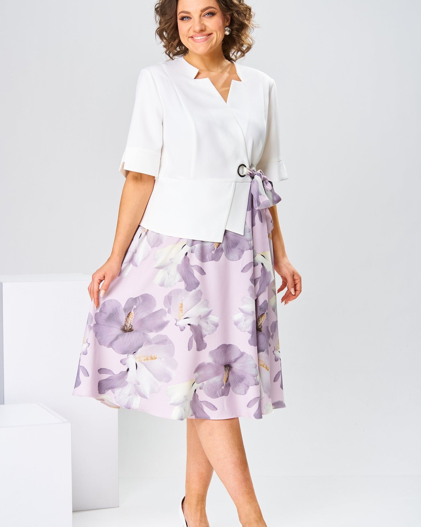 Marjorie | High-Quality Dress with Cotton-Silk Blend