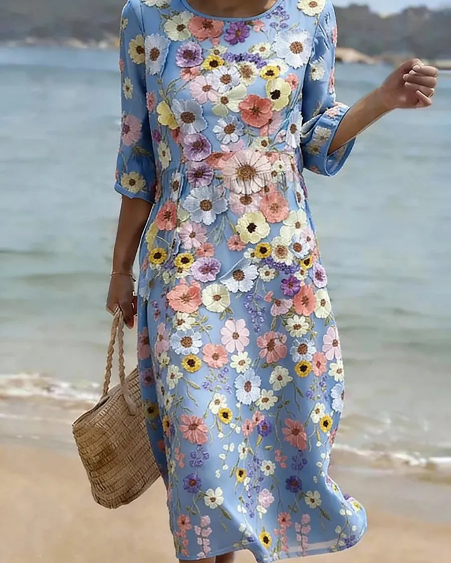 Melissa - Elegant Floral Dress