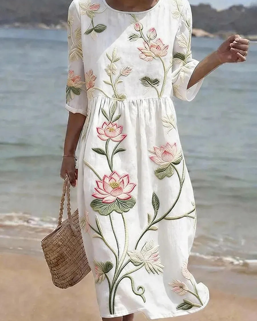 Kayla - Elegant Floral Dress