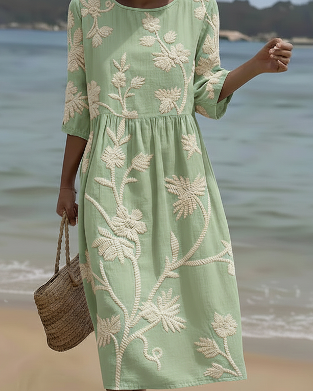 Gwen - Elegant Floral Dress