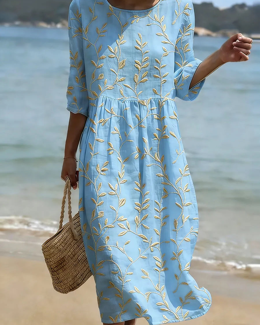 Natalie - Elegant Floral Dress