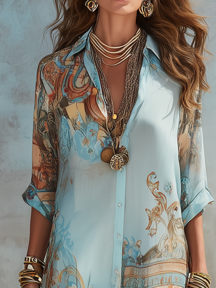 Baroque™ Elegant Flowing Summer Dress
