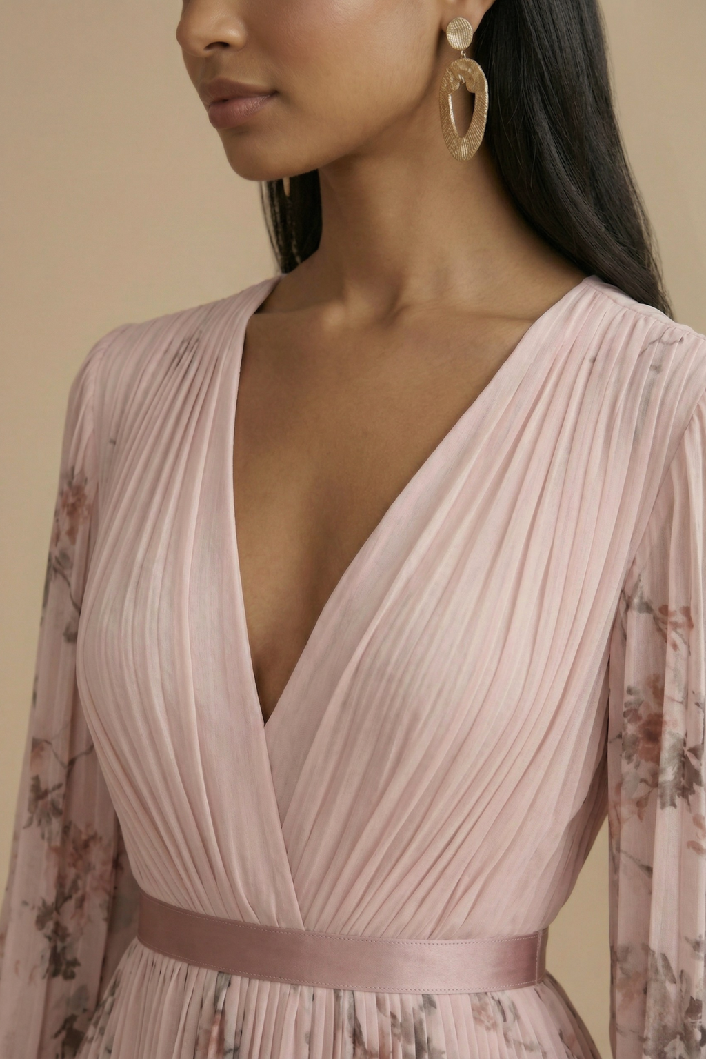 Women’s Elegant Lace Tiered Maxi Dress