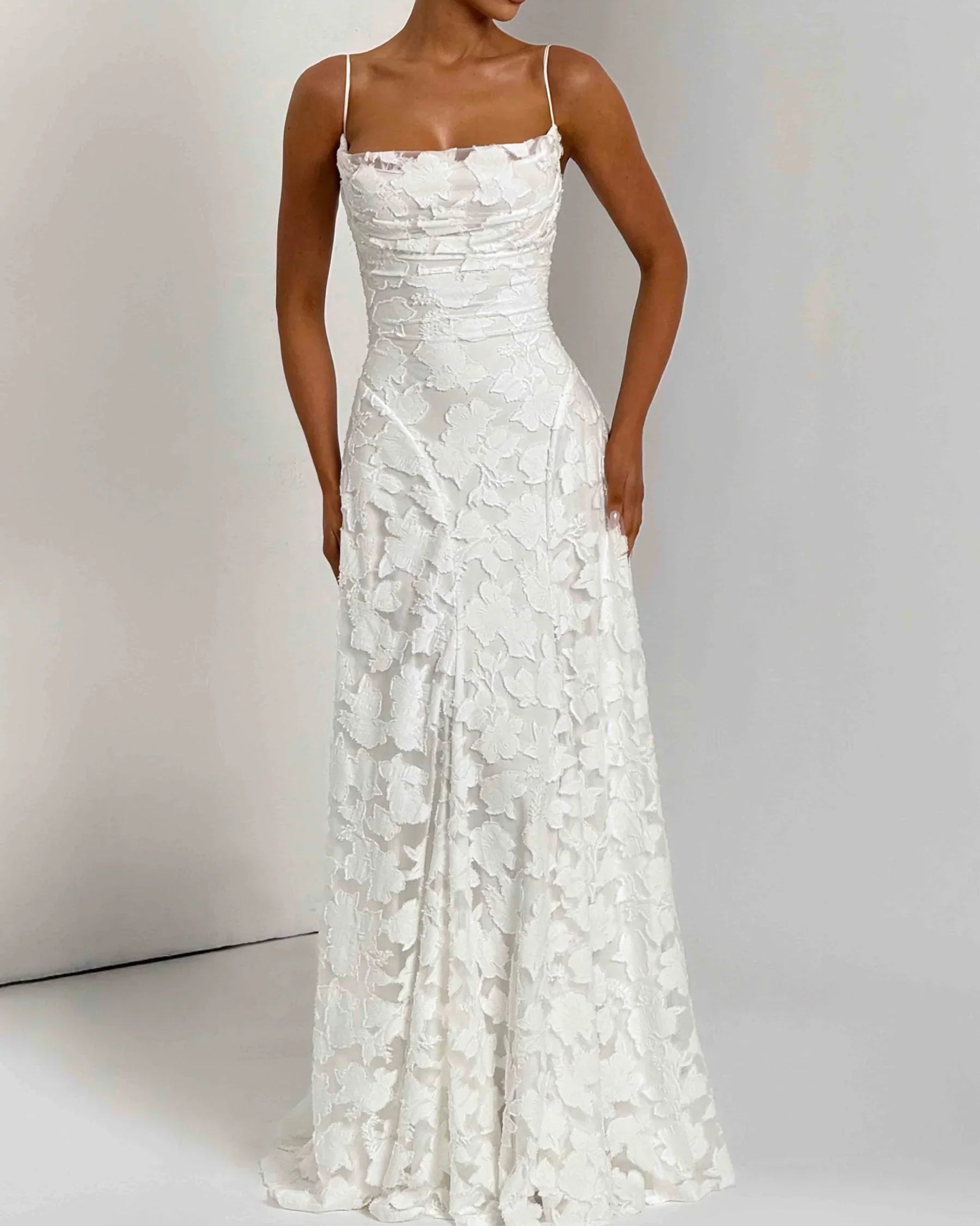 Rosa | Maxi Dress with Lace Detail
