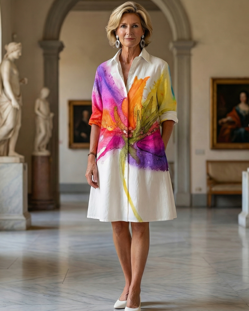 Veloura | Relaxed Floral Dress