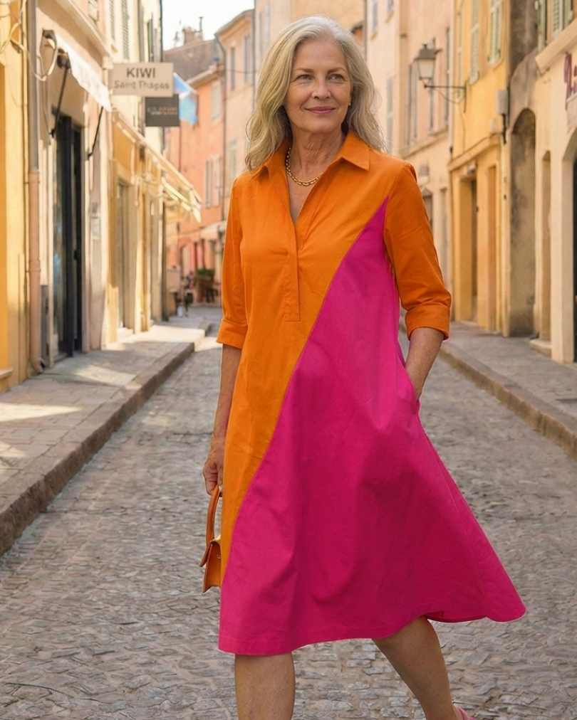 Celeste | Relaxed Button Dress