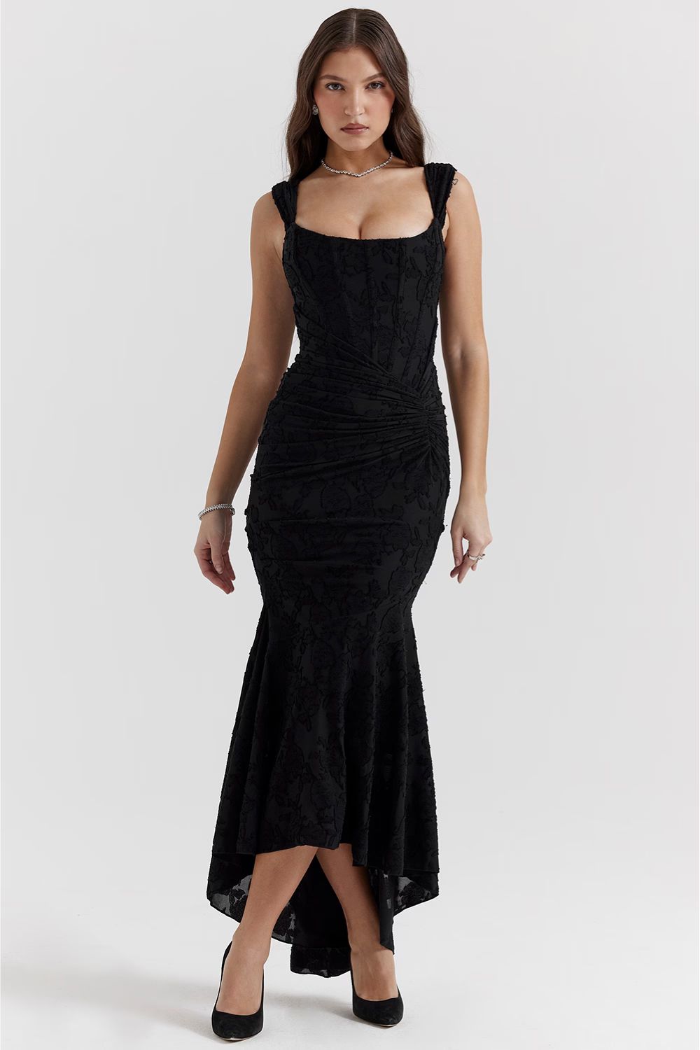 Selina | Enchanting Dress with Floral Elegance