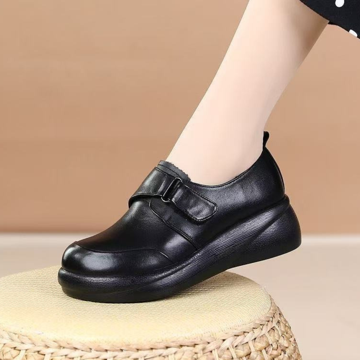 Laina | Comfortable Leather Shoes with Non-Slip Sole