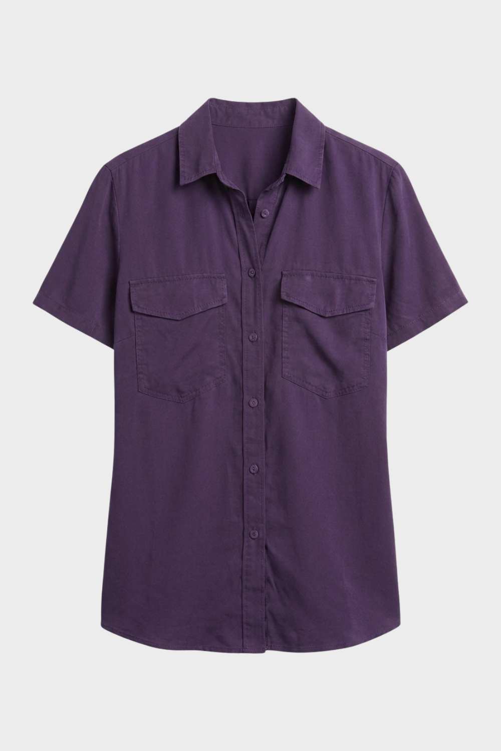 Morgan | Women’s Short Sleeve Button Up Casual Shirt