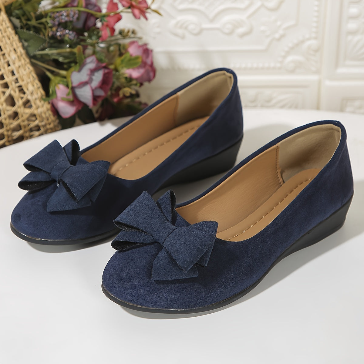 Camaly | Comfort Ballet Flats Made of Velvet