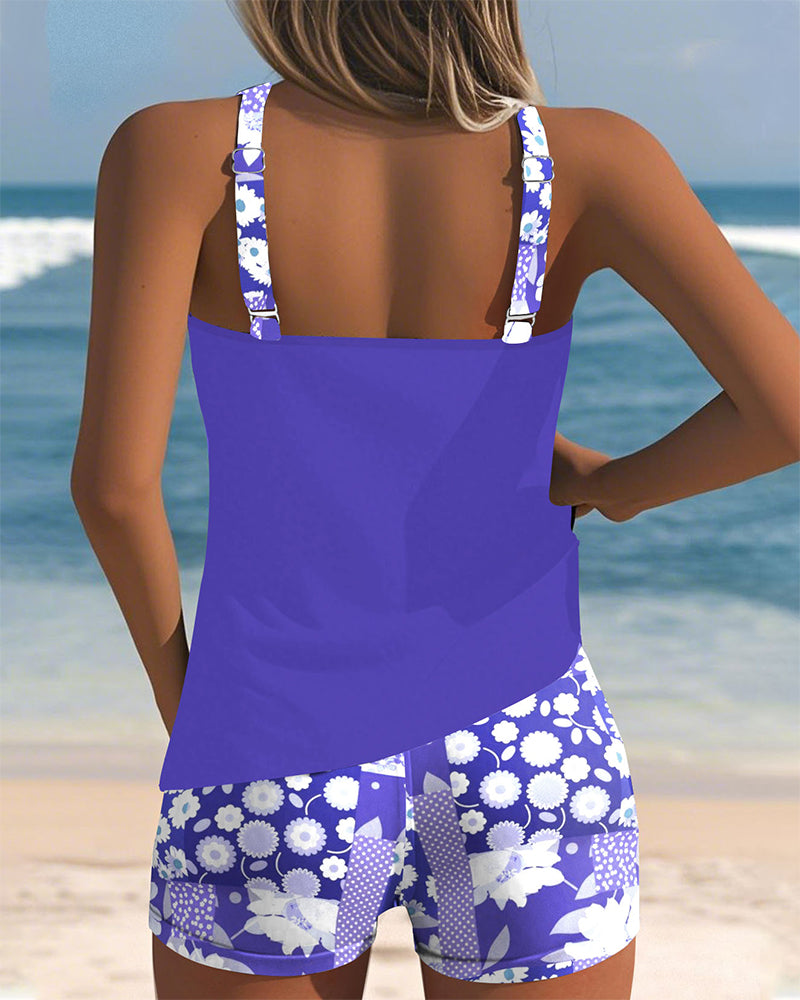 Sabrina | Two-Piece Swimsuit with Comfortable Fit and Floral Beach Style