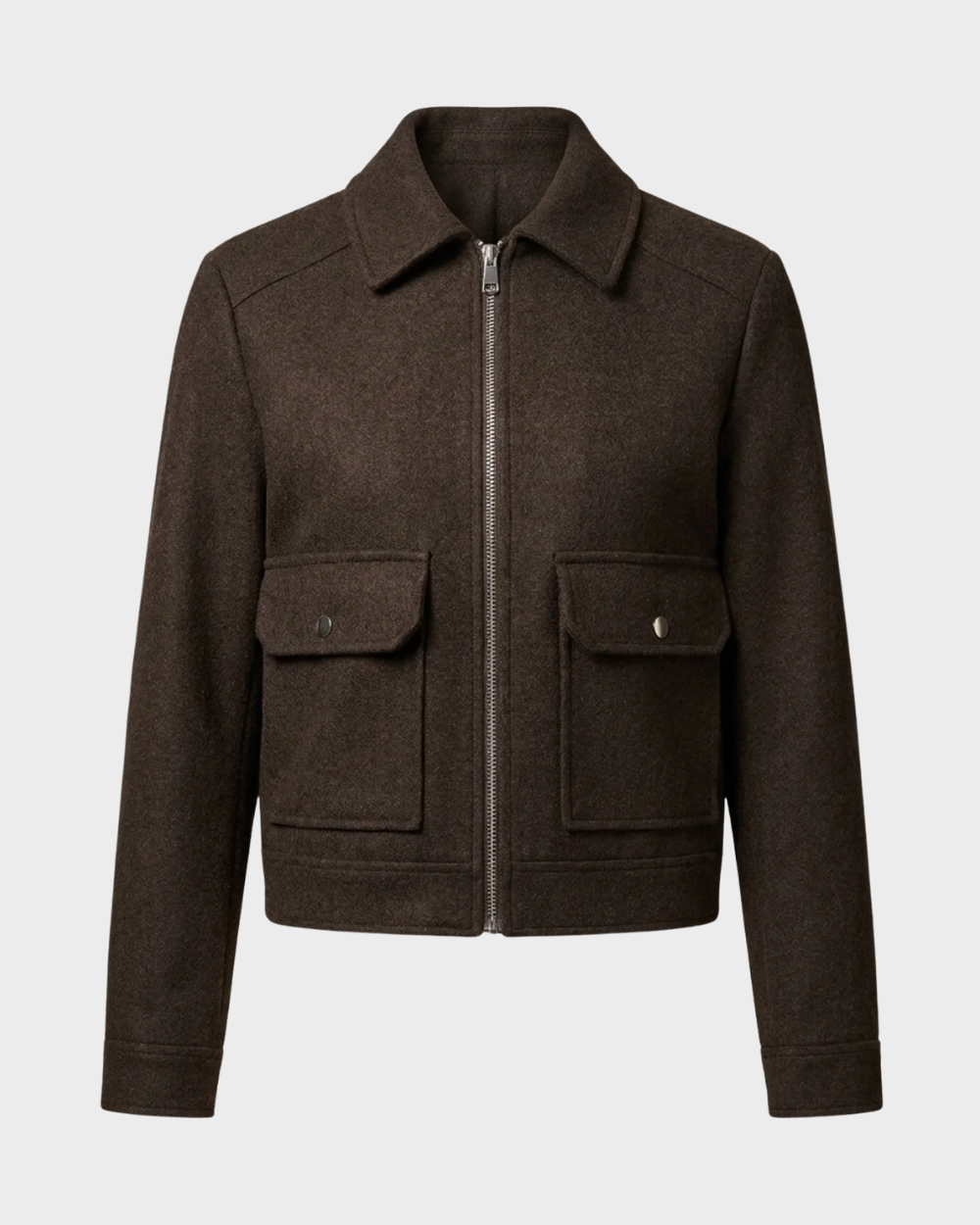 Blair | Women's Cropped Zip Up Bomber Jacket