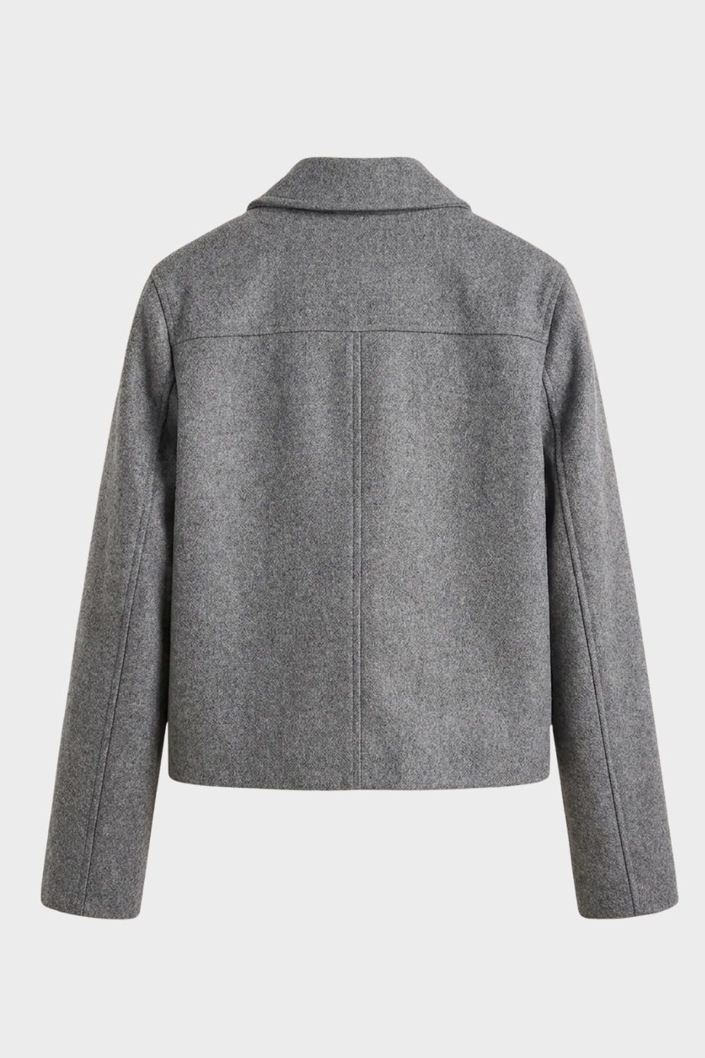 Claire | Women's Cropped Button Front Bomber Jacket