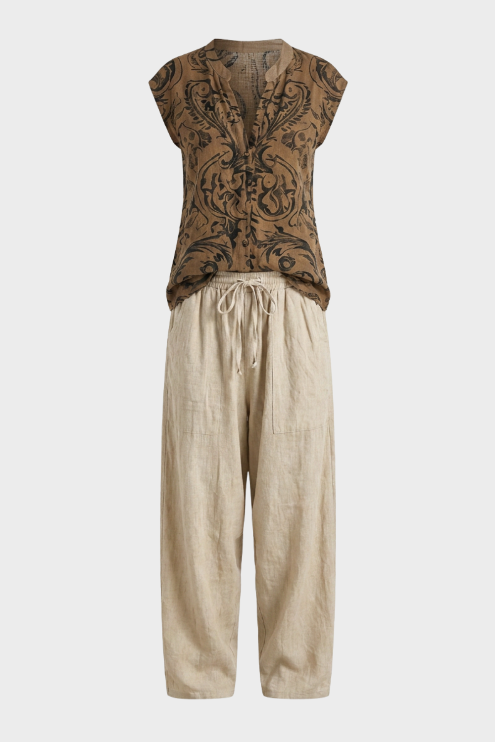 Natural 3-Piece Set™ - Premium Cotton and Linen Blend