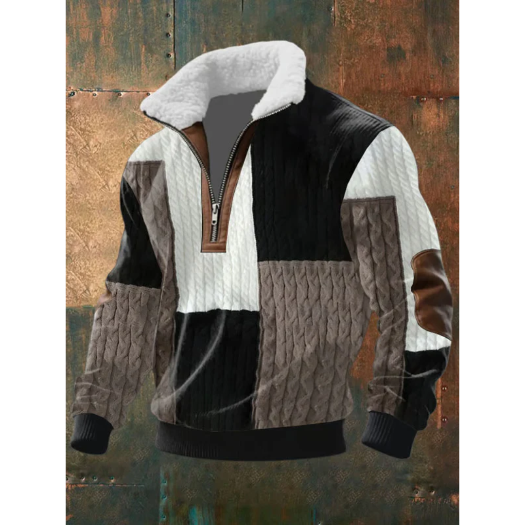 Ettiene | Fleece Golf with Zipper and High Collar