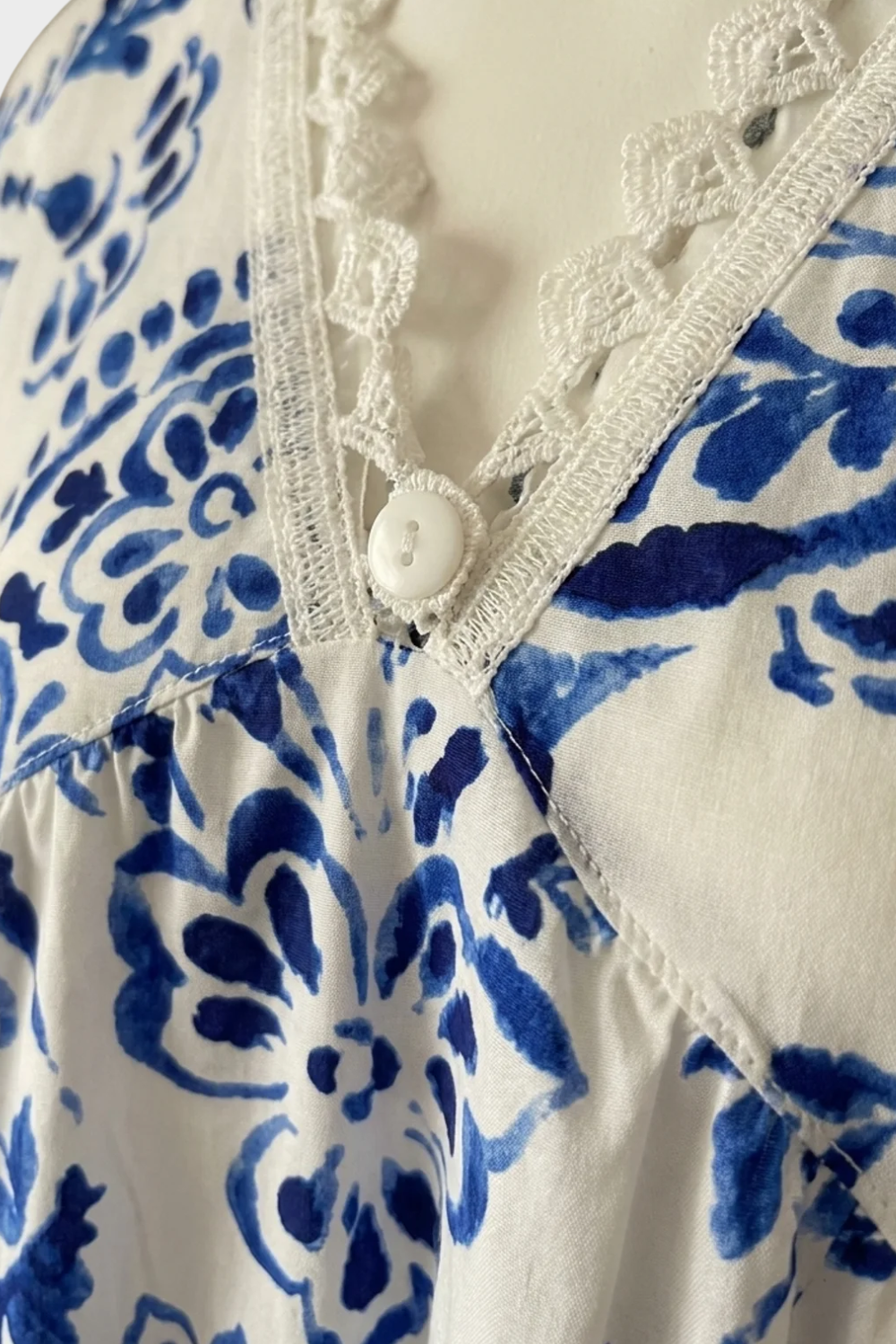 Emily | Women's Boho Floral V Neck Mini Dress