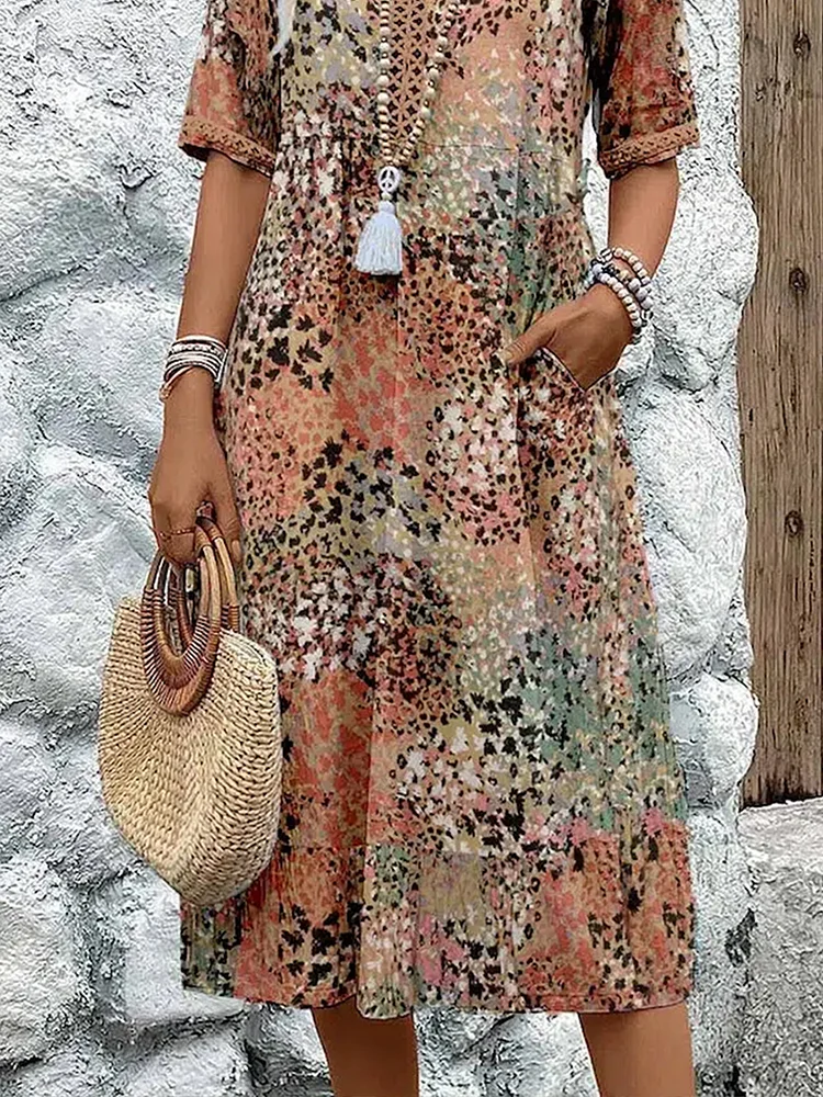 Celestia | Feminine Mid-Length Dress