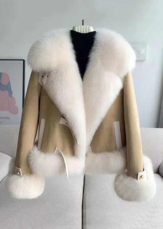 Women's Jacket | with Fur Collar and Cuffs
