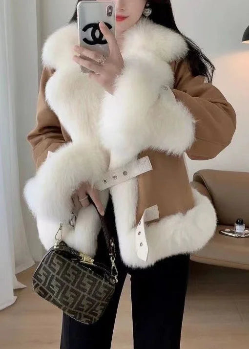 Women's Jacket | with Fur Collar and Cuffs