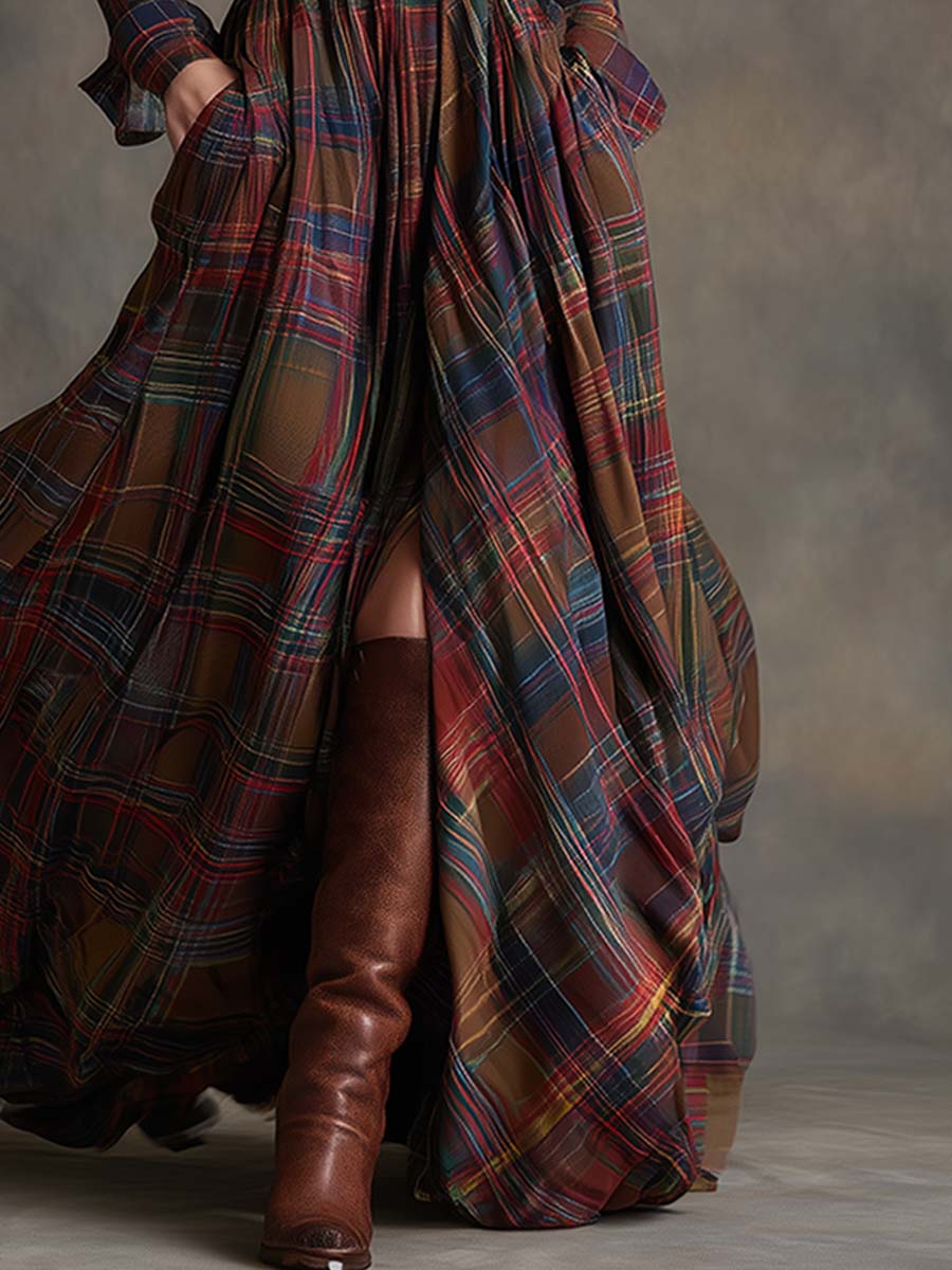 Hanna | Retro Maxi Dress