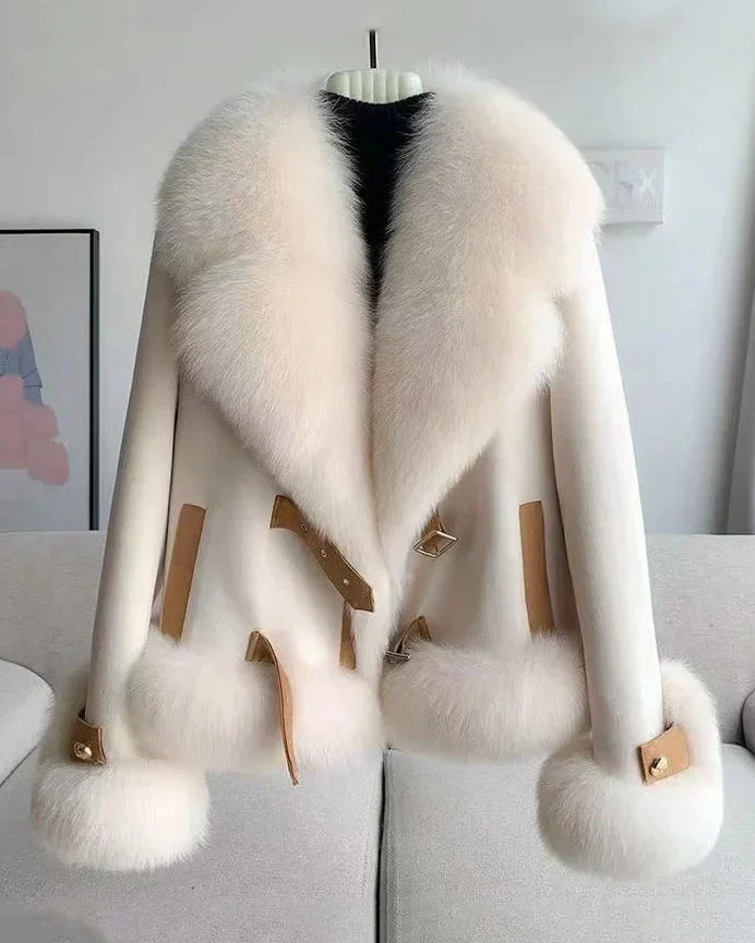 Women's Jacket | with Fur Collar and Cuffs