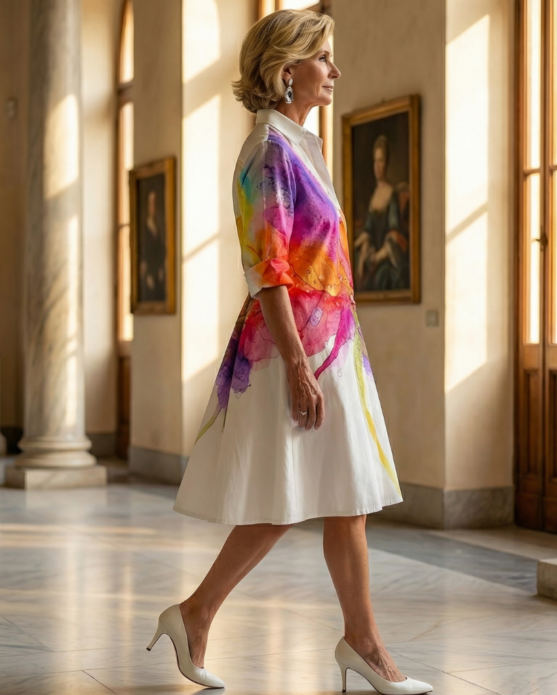 Veloura | Relaxed Floral Dress