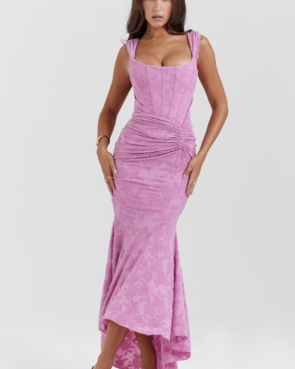 Selina | Enchanting Dress with Floral Elegance