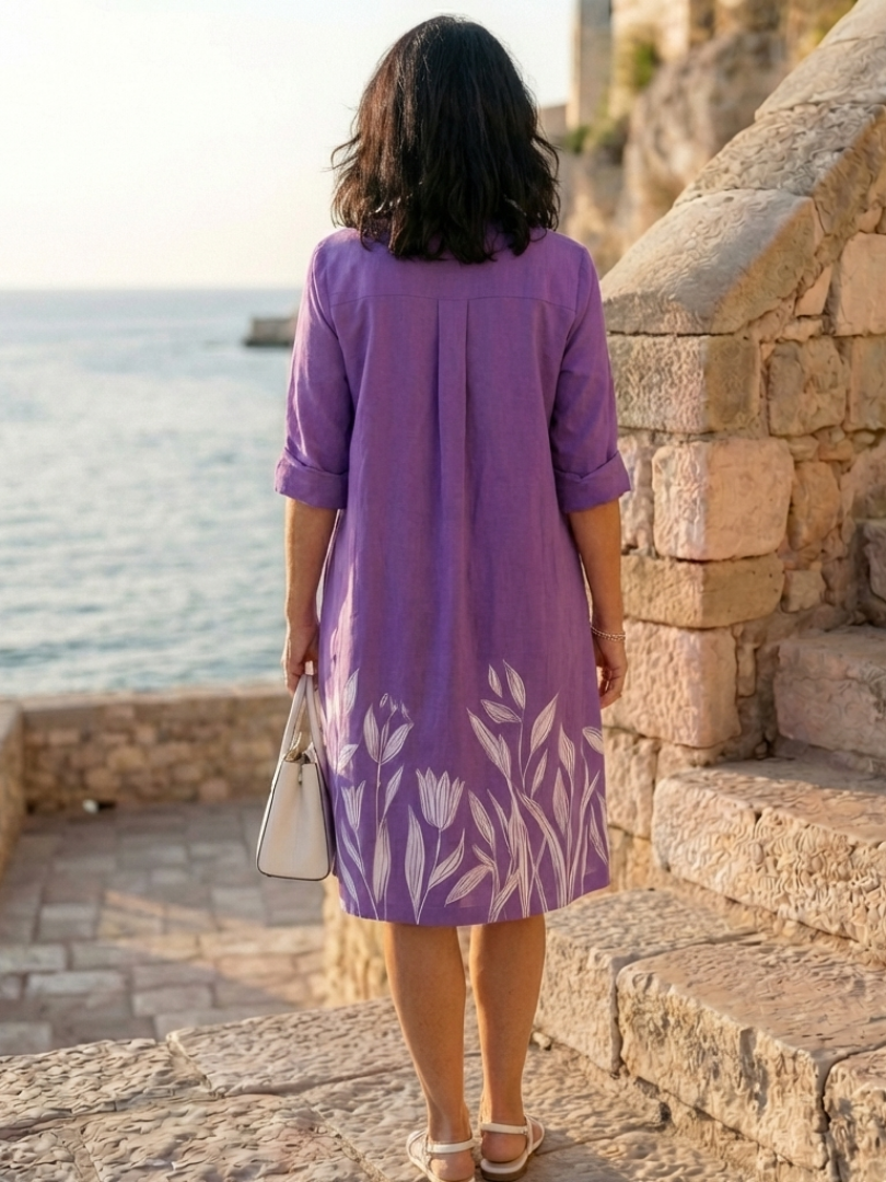 Florenne | Botanical Hem Dress