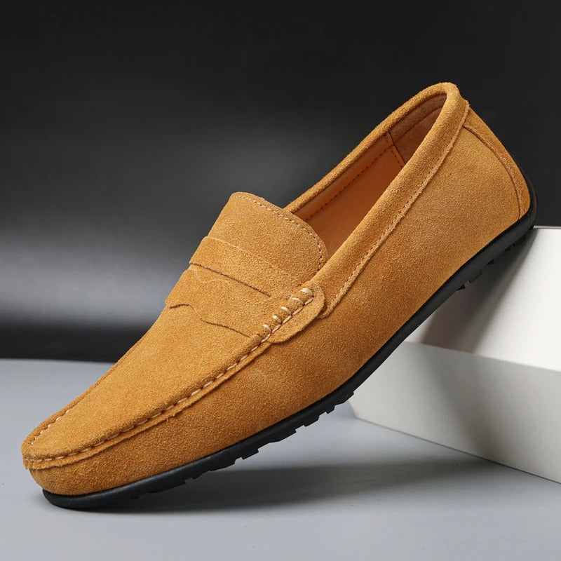 Men's Slip-On in Suede Look – Slip-On Comfort, Breathable & Perfect for Summer