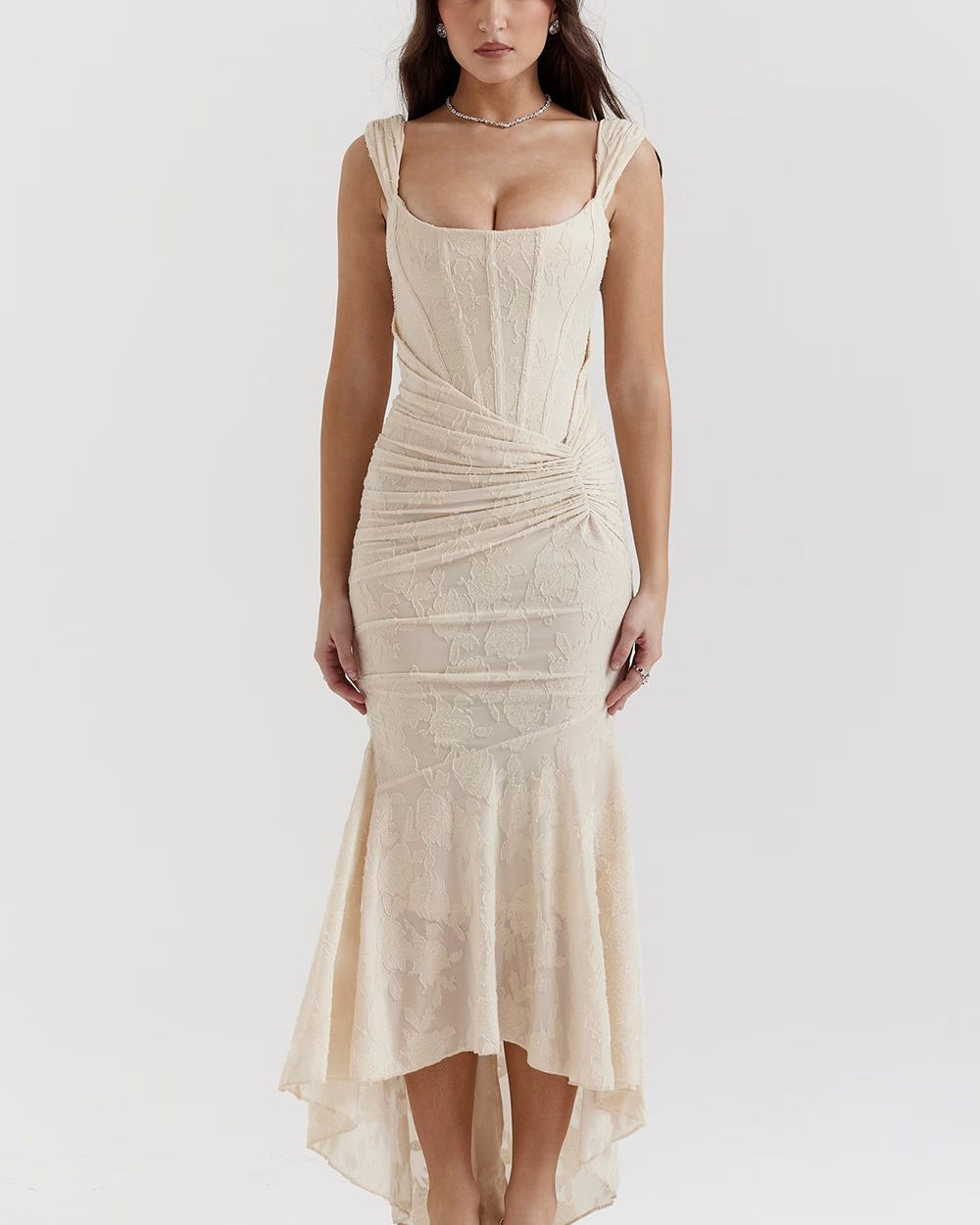 Selina | Enchanting Dress with Floral Elegance