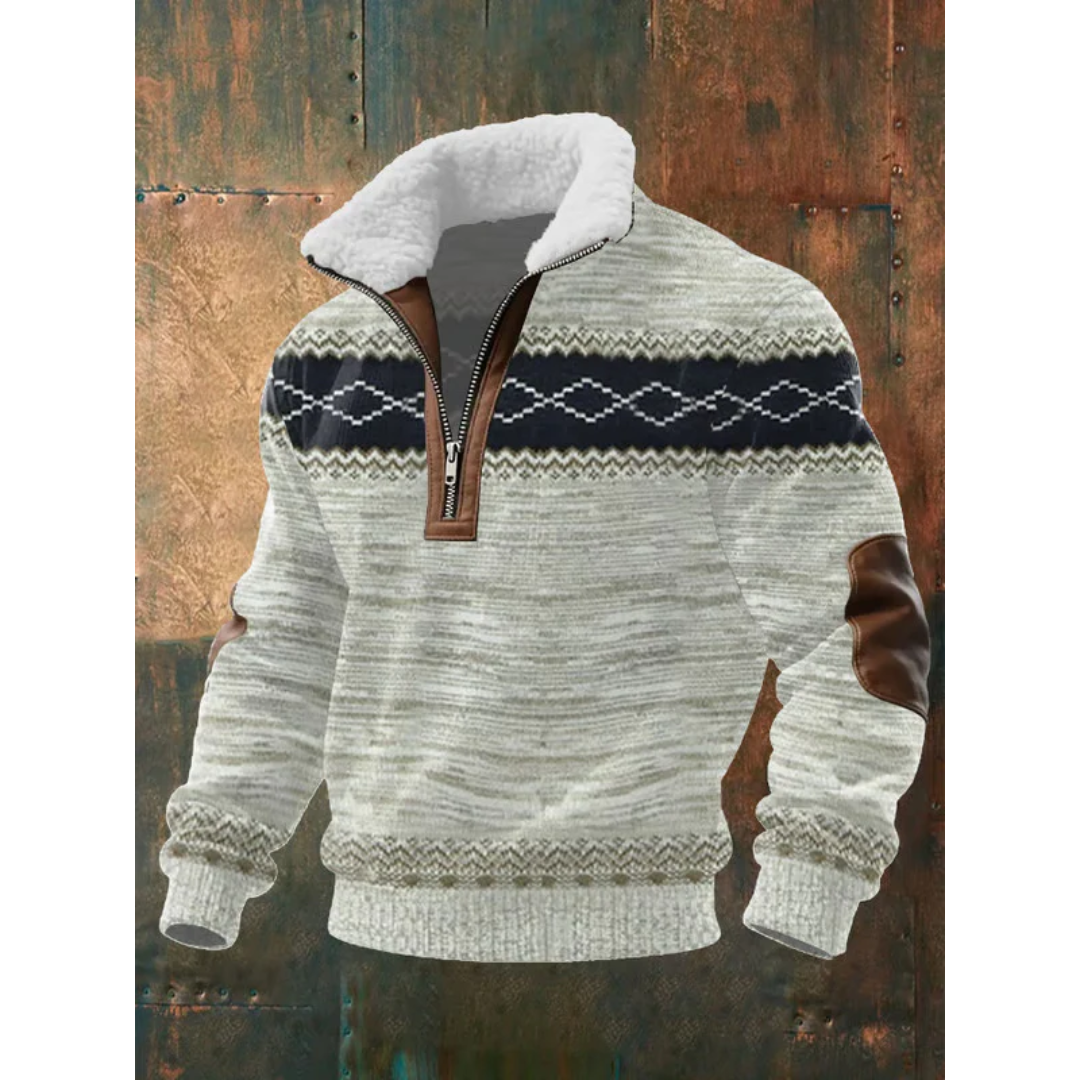 Ettiene | Fleece Golf with Zipper and High Collar