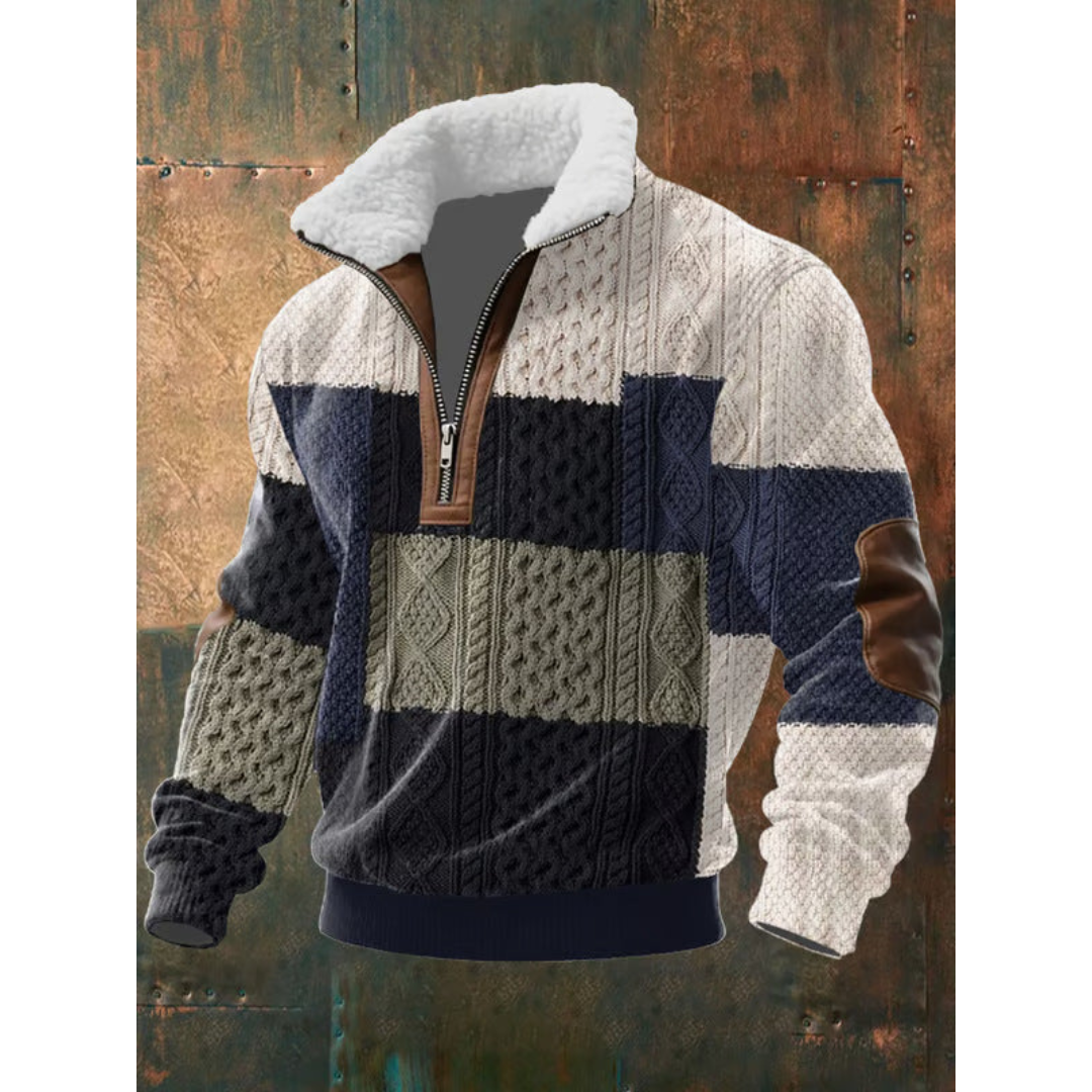 Ettiene | Fleece Golf with Zipper and High Collar
