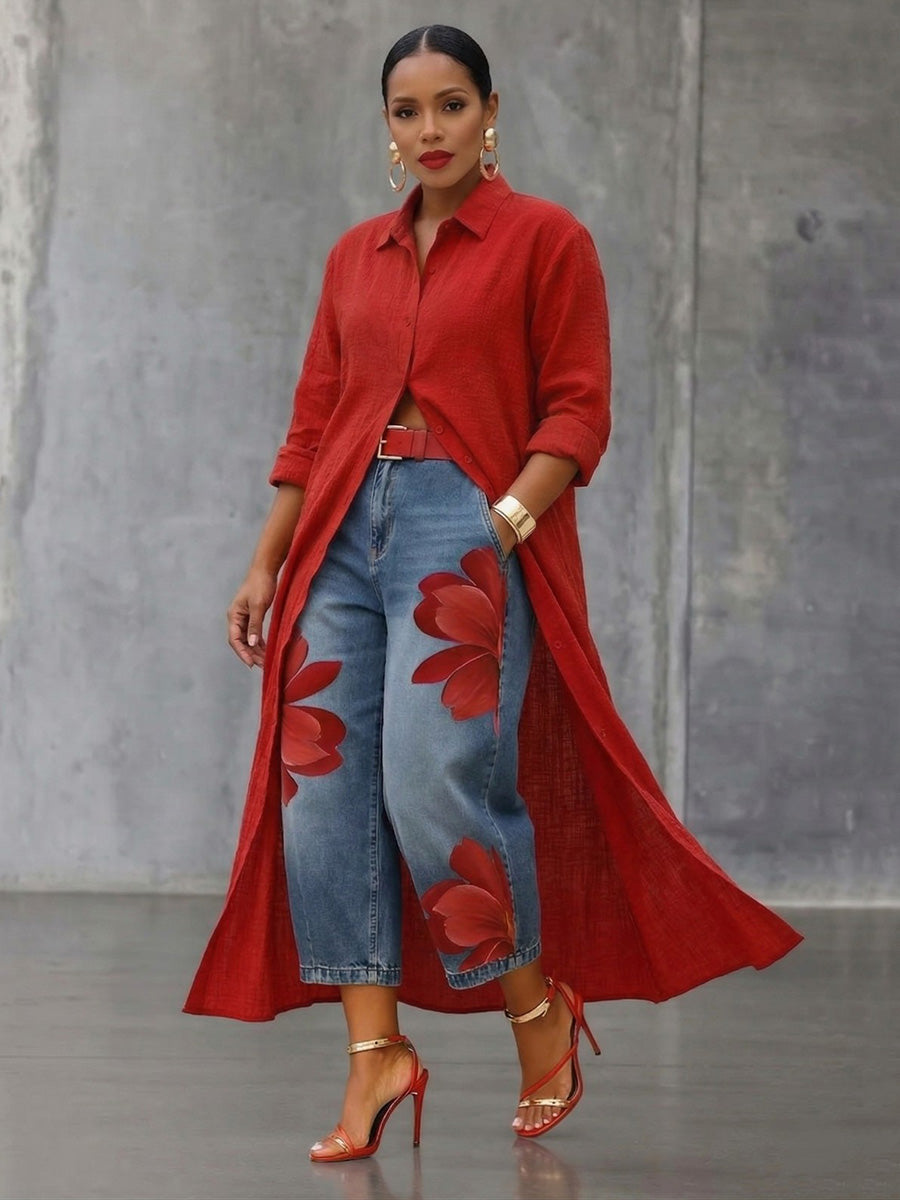 Beatrix | Elegant Loose Fit Jeans