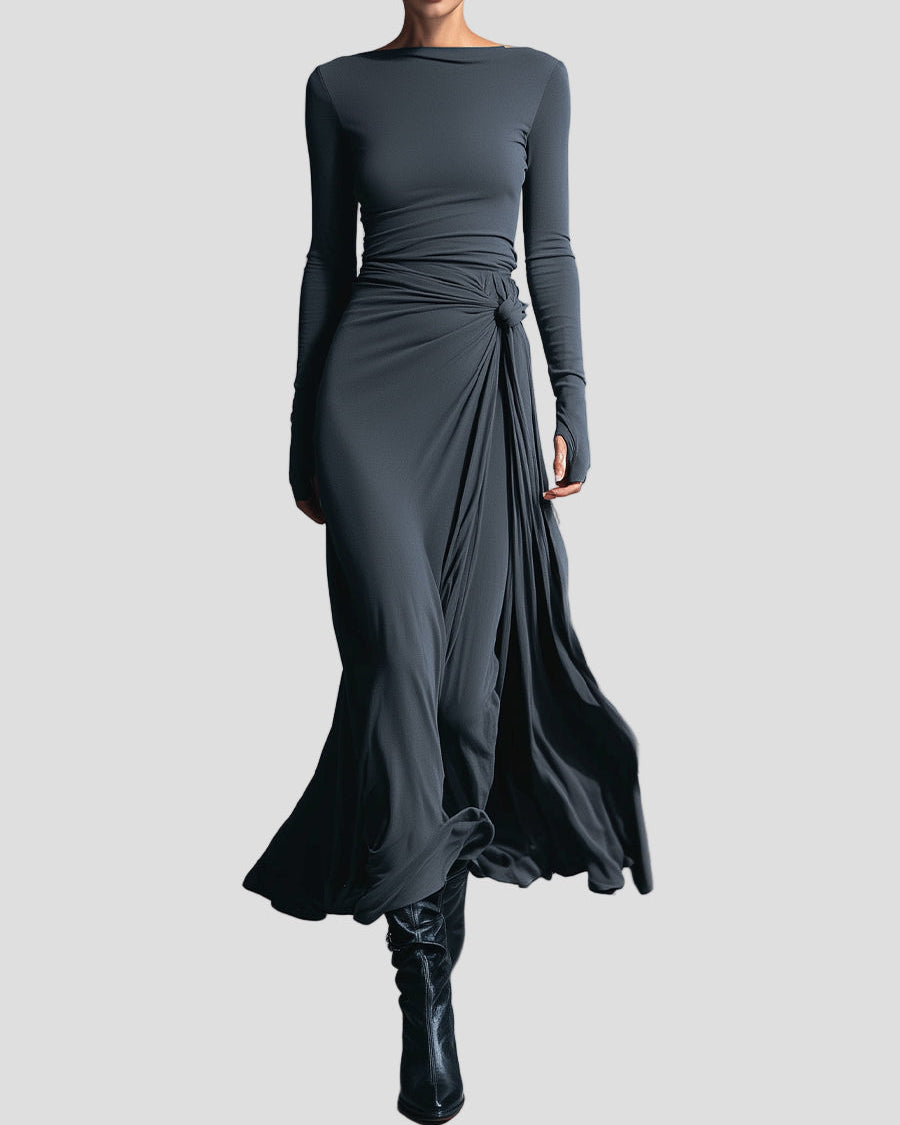Anna | Elegant Dress Made of Stretch Fabric with a Shaping Effect