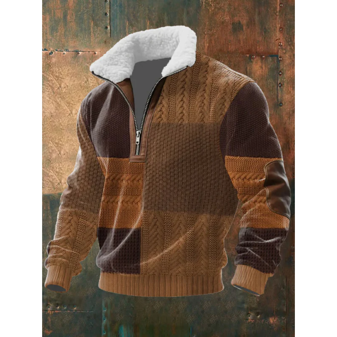 Ettiene | Fleece Golf with Zipper and High Collar