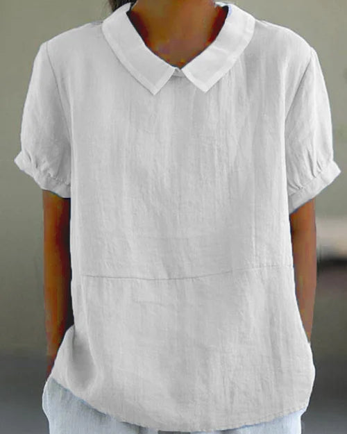 Women’s Casual Blouse with Classic Collar