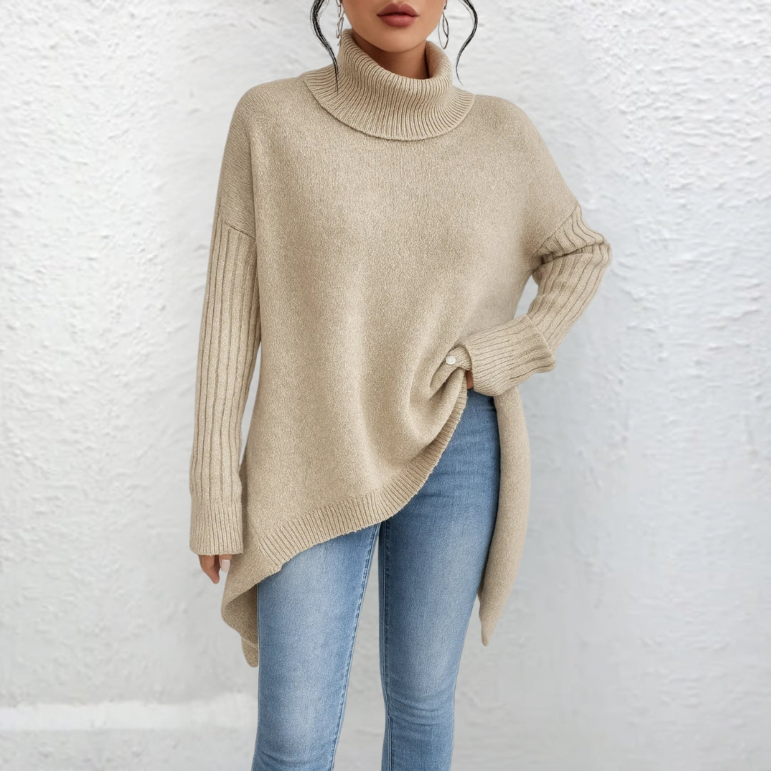 Women's Sweaters | Loose-Fit Turtleneck Sweater