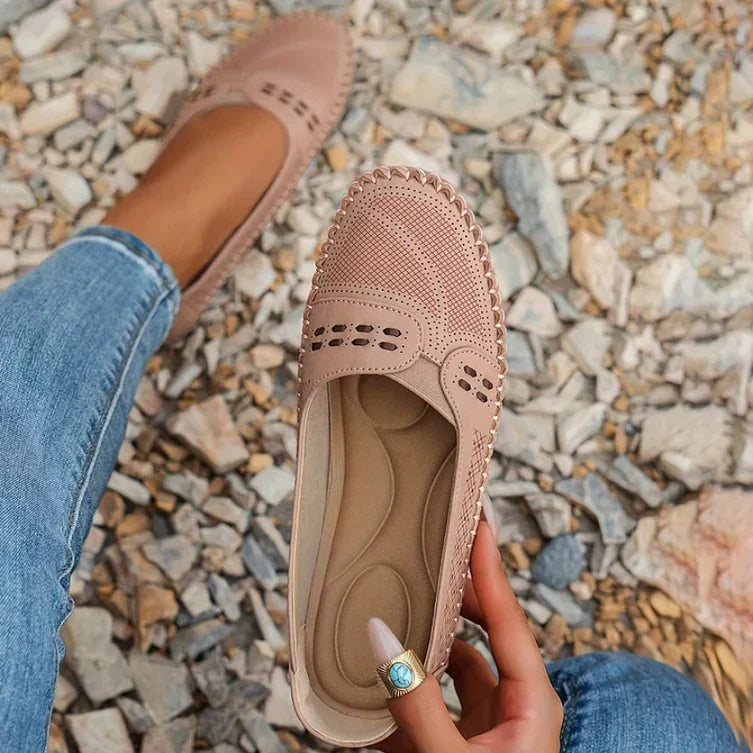 Women's Moccasins with Perforated Design