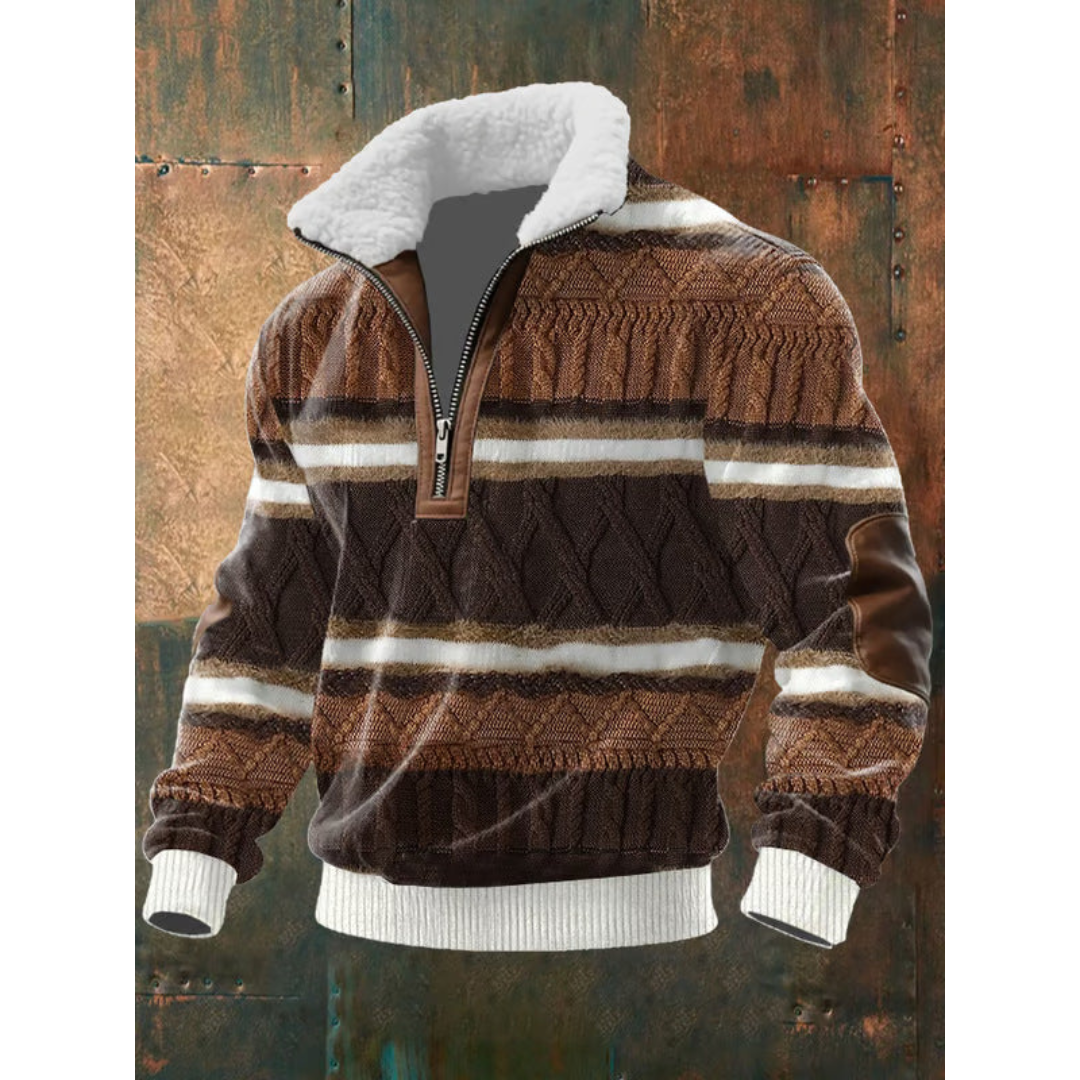 Ettiene | Fleece Golf with Zipper and High Collar