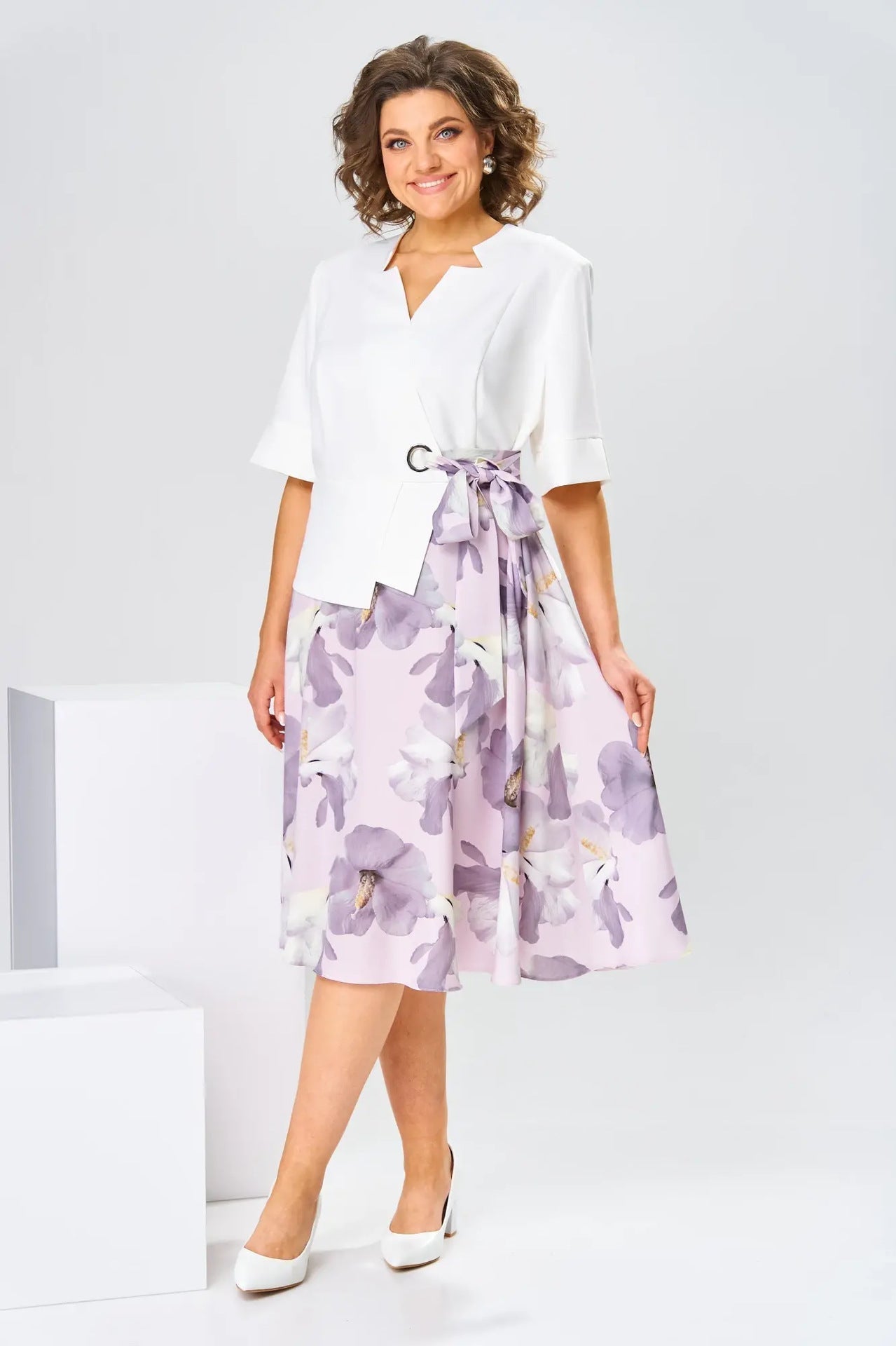 Marjorie | High-Quality Dress with Cotton-Silk Blend