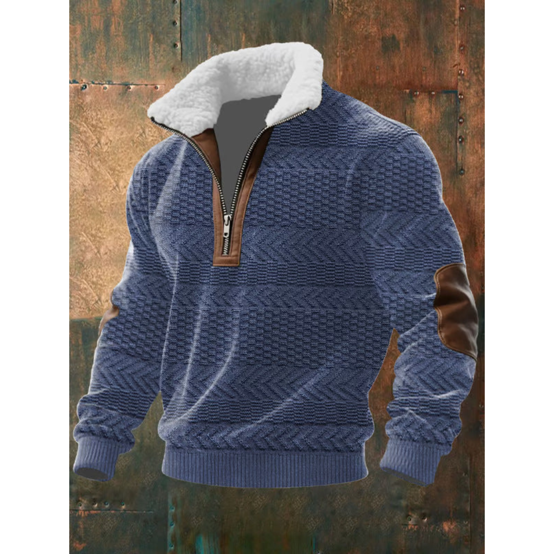 Ettiene | Fleece Golf with Zipper and High Collar