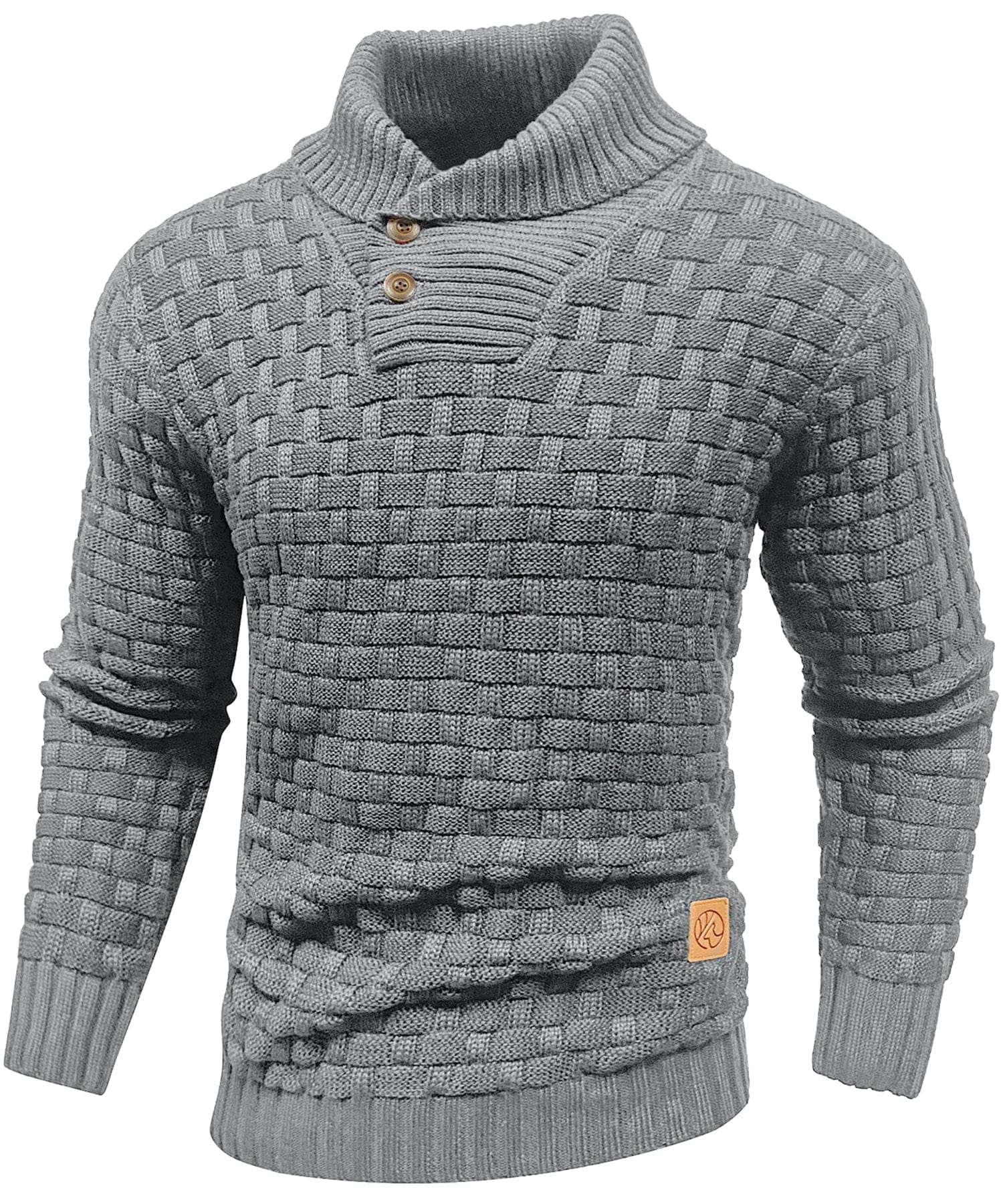 Men's Sweater | Thick Sweater with Collar and Buttons