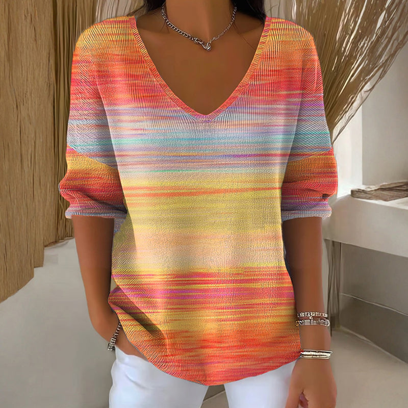 Lanizza | Casual T-Shirt with Gradient